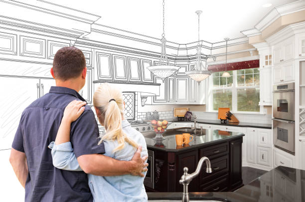 Professional Kitchen Renovation technician working in White Marsh, MD